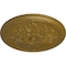 Ekena Millwork Luton Ceiling Medallion (Fits Canopies up to 3 1/2"), Hand-Painted Gold, 21"OD x 2"P CM21LUGLS - alternate 5